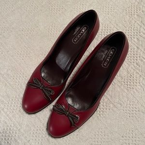 Coach high heels
